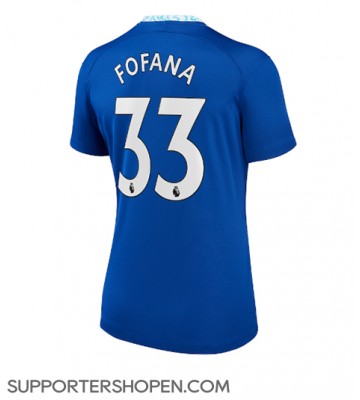 Chelsea Wesley Fofana #33 Hemma Matchtröja Dam 2022-23 Kortärmad